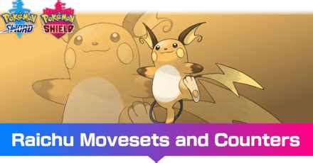 raichu best moveset|raichu weakness.